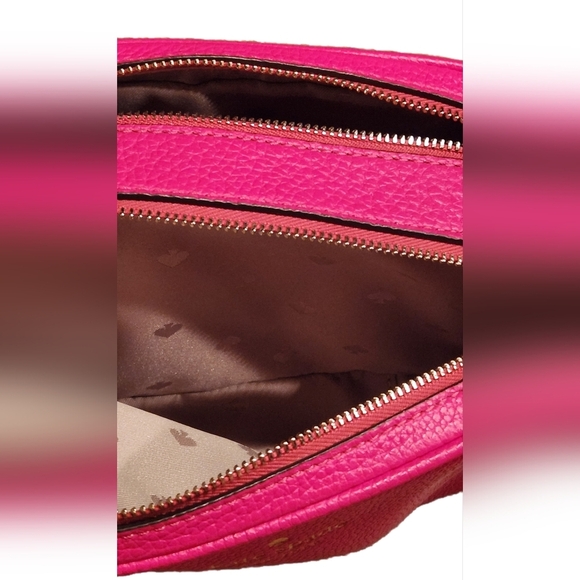 NWOT Kate Spade Pink Pebbled Leather Crossbody Bag - Picture 8 of 8